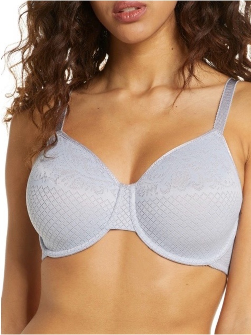 WACOAL‎ 857210 Visual Effects Underwire Minimizer Bra Size 38DD Gray